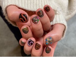 ショートネイルおまかせアート