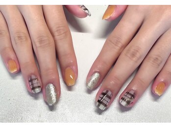ルーシー 心斎橋(LUCY)/チェックネイル