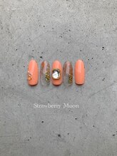 サロンストロベリームーン(Salon Strawberry Moon)/定額ビジューネイル☆￥8980