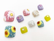 ネイルサロン クイール 小山店(NAIL SALON QUILL)/フット☆フラワー