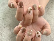 リヤベラ(Liebera)/ブラウン×フラワー