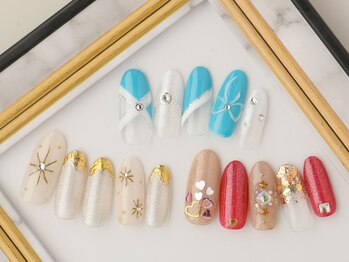 セプトネイル 三条店(SEPT NAIL)/2月大人可愛いおでかけネイル