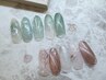 最旬大人可愛い　アートネイル　350色～　￥8900