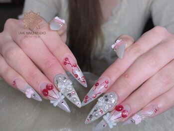ウメネイルスタジオ(UME NAIL STUDIO)/* 長 さだしやり放題×つけ放題