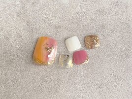 フットネイル　アート放題