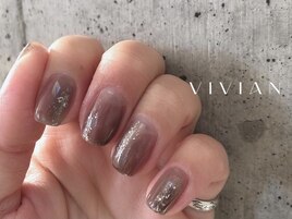 シンプル　ラメ