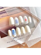 エブロマリン 湘南台店(evromarine)/空×らくがきネイル