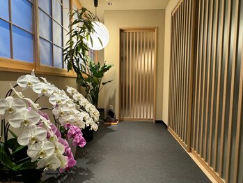 リエー(Relier.)の写真/＼毎日頑張る自分に癒しを♪／落ち着いた和の空間と完全個室で誰にも邪魔されずにリラックスできる◎