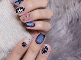 ニュアンスブルーネイル