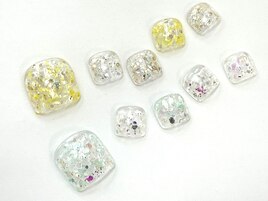 ラメコート×シェル