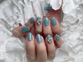 ワンカラーパーツネイル