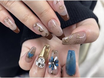 ベーシック ネイルウィザードアカデミー 本厚木店(Basic×NailWizardAcademy)/Boho アート