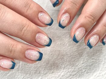 ジスタ(Gst)/【ラメベースフレンチ】