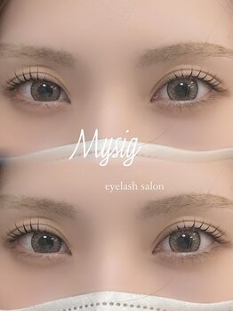 ミューシグ(Mysig)の写真/《まつパはアイシャンプー付》韓国で話題のブラックティント取扱店♪自まつげが伸びた様な自然な仕上がり!
