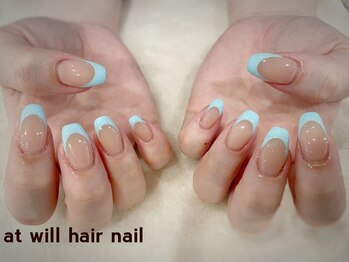 アット ウィル ヘアー ネイル(at will hair nail)/バーチャルフレンチネイル