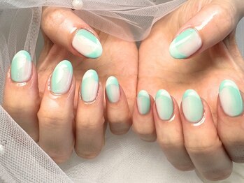 ネイルサロン べルフ(nail salon Verf)/オンブレネイル♪