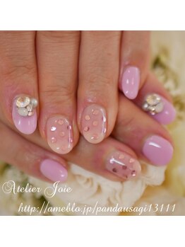 アトリエ ジョワ(Atelier Joie)/☆ガーリードットネイル☆