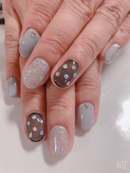 グラマラス アンジェアイ 国分寺店(glamourous/ange eye)/シースルーネイル