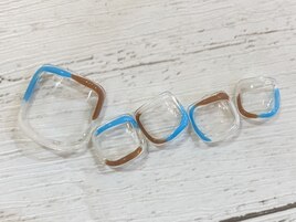 ぷっくりフレームネイル
