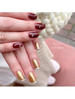 フェリーチェ(Felice)/french girly nail♪