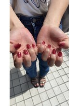 Mネイルアンドカフェ シェレステ/葡萄カラー