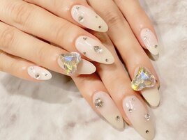 キラキラストーンネイル¥9000