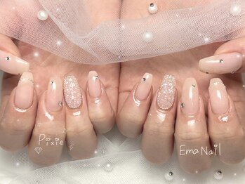 エマネイル プラス キハクヤ 本町店(EmaNail+KIHAKUYA)/ピンクピクシー