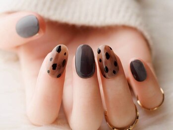 エムスラッシュ ネイル センター北店(M.SLASH)/レオパードネイル