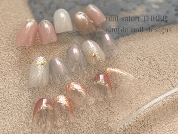 スリー(THREE)/【1月シンプル定額デザイン】