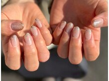 サンカリネイル バイ ヴァラ イオンモール新居浜店(sankari nail by VALLA)/グラデーション/ゴールド