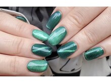 マムネイル 原宿本店(MOM NAIL)/マグネット／グリーン