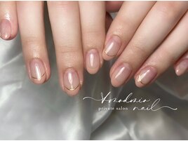 バーチャルフレンチネイル