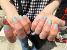 カットスタジオ ジー(cut studio g.)/ラメグラデーション