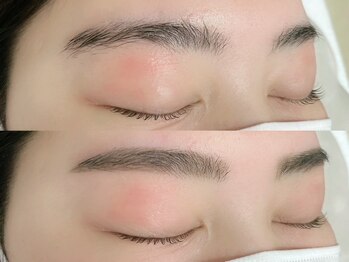サロン ミー(salon mie)の写真/【アイブロウワックス初回◆4800円】似合わせ眉で印象UP♪洗練された垢抜け顔へ!朝のメイクの時短にも◎
