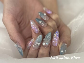 ネイルサロン エーレ 梅田店(Ehre)/HAND アート10本コース ¥9500