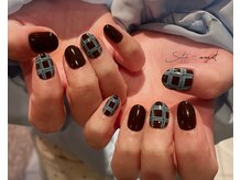 タスメット(+met)/～ブラウン×くすみブルー～