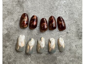 ピコタン(picotin)/秋ネイル