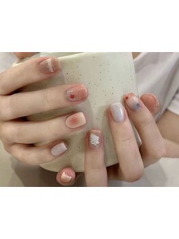 手描きアートが得意なサロン