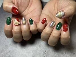 クリスマスネイル