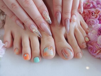 メイクプラスネイル ヴィヴィッド(MAKE+NAIL vivid)/選べるアート付き定額ジェル♪