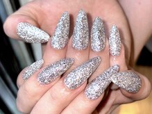 ネイルサロン ステラ(Nail Salon STELLA)/【スカルプ】シルバーフラッシュ