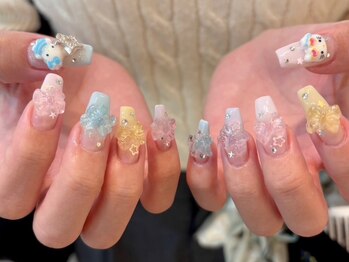 メロー バイ シェリーラメール 千葉店(Mellow by Cherie la mer)の写真/SNSで話題のデザインをそのまま再現いたします♪ストーン/ビジュー/ホログラムなど、新パーツ続々更新中!!