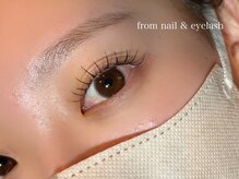 フロムネイルアンドアイラッシュ 神戸三宮(from nail&eyelash)/フラットラッシュ　100本＊