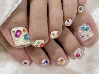 ネイルサロン ミリー(Nail Salon Milly)の写真/【フットネイルが輝く季節到来★】足先をMillyで美しく整えませんか？あなただけの[可愛い]を足先に◎