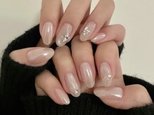 Best Nail 銀座店【ワンホンネイル・スカルプ・パラジェル・上品ジェルネイル】/シンプル持ち込みデザイン