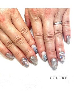 クロレ(COLORE)/キラキラ シェルネイル♪