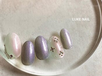 ルークネイル 恵比寿店(LUKE NAIL)/マグネットストーンネイル 夏秋