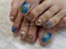 フェリーチェ 中目黒店(felice)/フットネイル/ブルーネイル