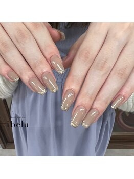 ラメフレンチ