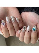 ハートネイル(Heart nail)/春っぽネイル ワンホン